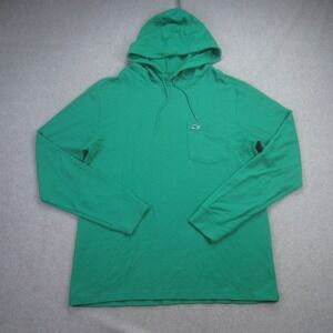 Vineyard Vines Hoodie Mens Small Green Short Sleeve Performance Casual Pullover